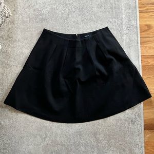 NWOT Madewell Pleated Skirt - Black